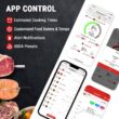 ThermoPro Twin TempSpike Wireless Meat Thermometer with 2 Meat Probes, 500FT Bluetooth Meat Thermometer