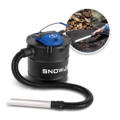 Snow Joe ASHJ201 4.8-Gallon 4-Amp Ash Vacuum w/Metal Storage Tank, Hose, Filters, Cord Organizer