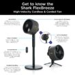 Shark FA222 FlexBreeze Pedestal & Tabletop, Indoor & Outdoor, Portable, Oscillating Fan