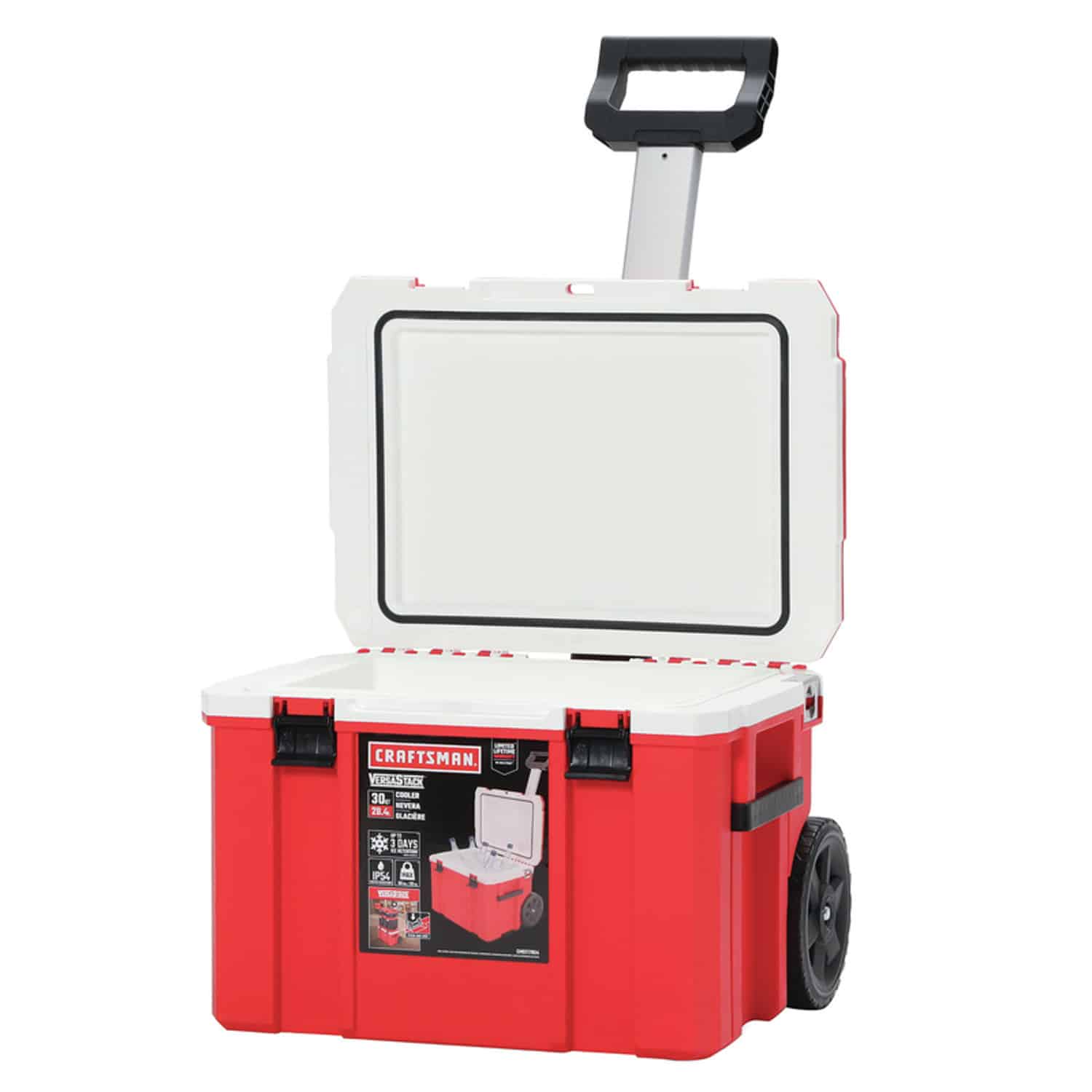 Craftsman VERSASTACK Black/Red 30 qt Cooler Craftsman VERSASTACK Black/Red 30 qt Cooler