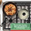 T-fal Initiatives Nonstick Cookware Set 18 Piece, Oven Broiler Safe 350F, Dishwasher Safe, Red