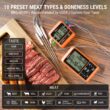 ThermoPro TP829 Wireless LCD Meat Thermometer for Grilling and Smoking
