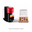 Nespresso Vertuo Next Bundle Coffee Maker and Espresso Machine by Breville - Red