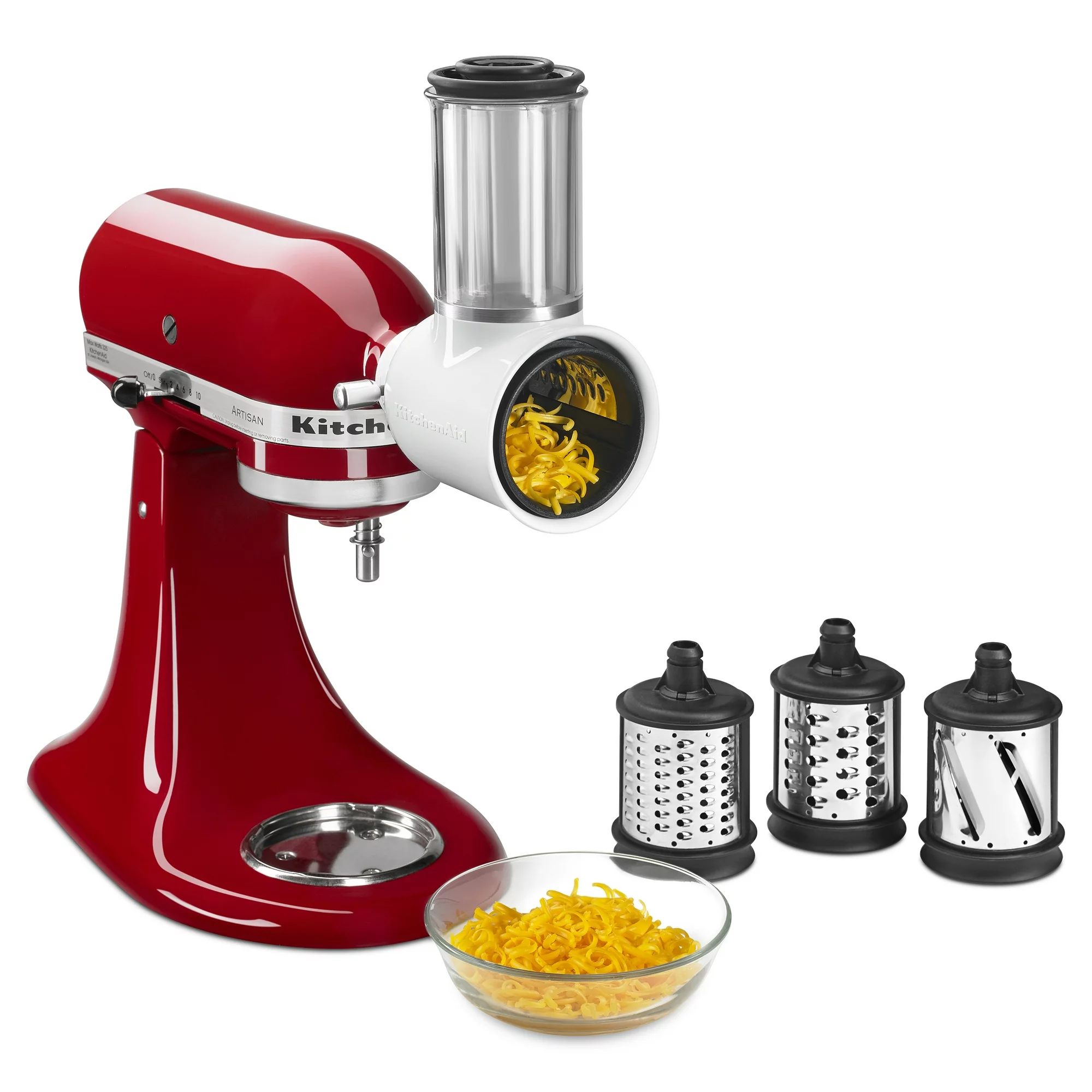 KitchenAid Fresh Prep Slicer/Shredder Attachment, White, KSMVSA KitchenAid Fresh Prep Slicer/Shredder Attachment, White, KSMVSA