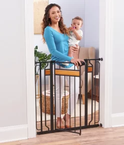 Regalo Home Accents Extra Tall Walk Thru Baby Safety Gate, Extra Tall, Ages 6 to 24 Months
