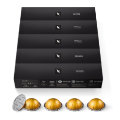 Nespresso Capsules Vertuo, Voltesso, Mild Roast Espresso, 50-Count Espresso Coffee Pods, Brews 1.35oz
