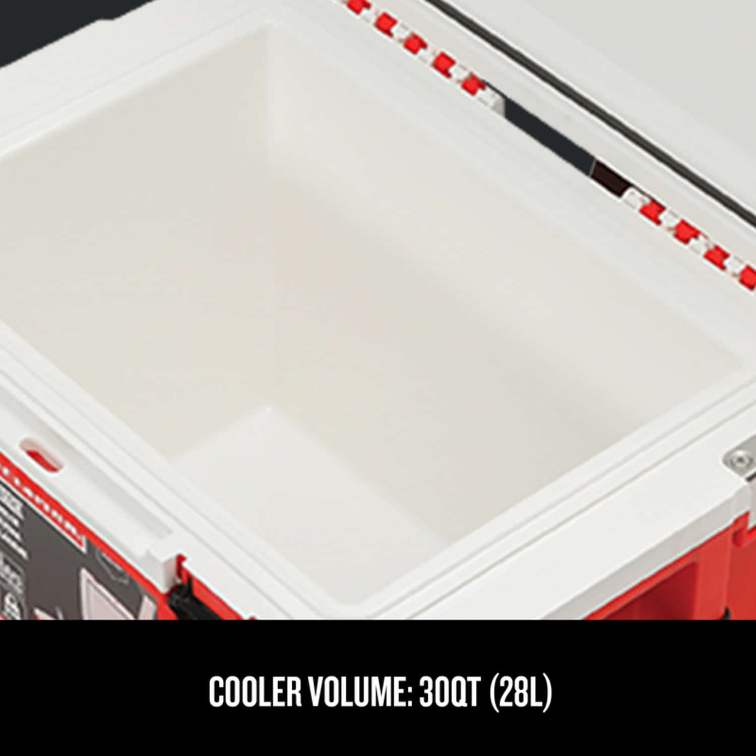 Craftsman VERSASTACK Black/Red 30 qt Cooler Craftsman VERSASTACK Black/Red 30 qt Cooler - Image 5