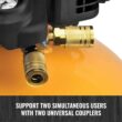 Bostitch 6 gal Pancake Portable Air Compressor 150 psi 1.1 HP