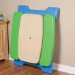 Little Tikes Easy Store Jr. Picnic Table with Umbrella, Blue & Green - Play Table with Umbrella, for Kids