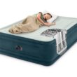 Intex 24" Dream Lux Pillow Top Dura - Beam Airbed Mattress with Internal Pump - Queen