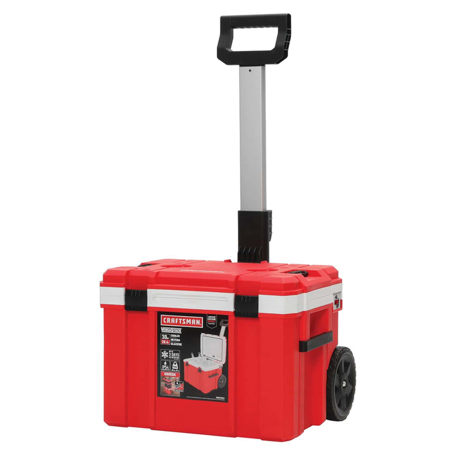 Craftsman VERSASTACK Black/Red 30 qt Cooler Craftsman VERSASTACK Black/Red 30 qt Cooler - Image 7