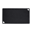 Lodge LDP3 Cast Iron Rectangular Reversible Grill/Griddle, 9.5-inch x 16.75-inch, Black