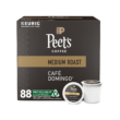 Peet's Coffee, Medium Roast K-Cup Pods for Keurig Brewers - Café Domingo 88 Count (4 Boxes of 22 K-Cup Pods)