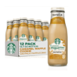 Starbucks Oatmilk Frappuccino, Coffee Drink, Caramel Waffle Cookie Oat Milk, 13.7 fl oz Bottles (12 Pack), Iced Coffee