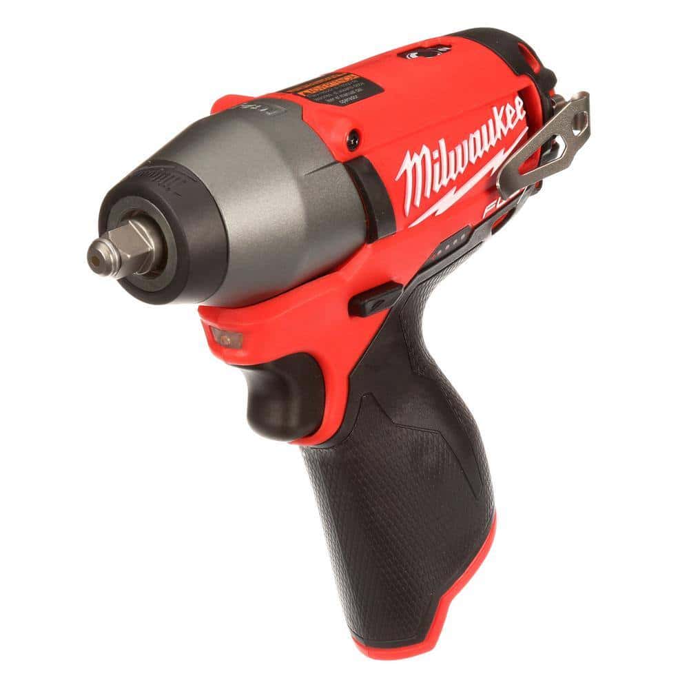 Milwaukee 2454-20 M12 FUEL 12V Lithium-Ion Brushless Cordless 3/8 in. Impact Wrench (Tool-Only) Milwaukee 2454-20 M12 FUEL 12V Lithium-Ion Brushless Cordless 3/8 in. Impact Wrench (Tool-Only)