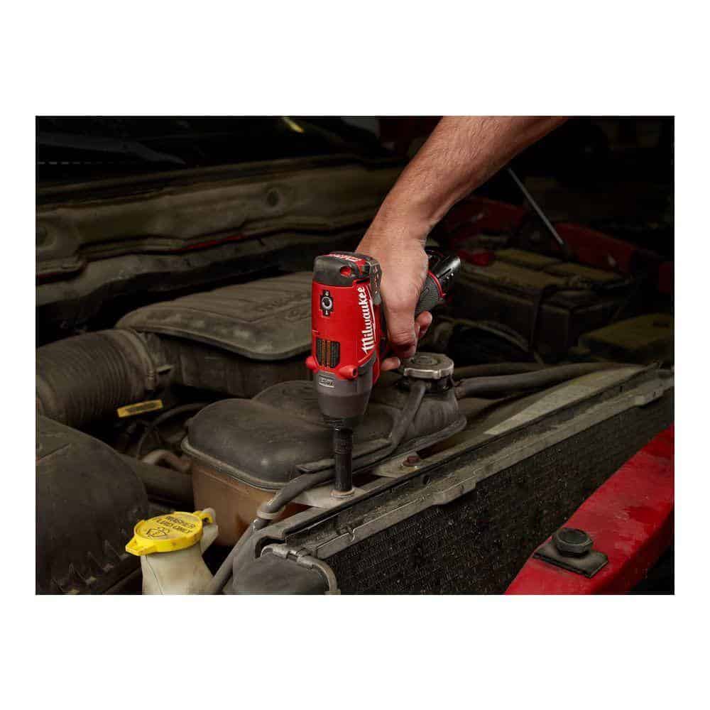 Milwaukee 2454-20 M12 FUEL 12V Lithium-Ion Brushless Cordless 3/8 in. Impact Wrench (Tool-Only) Milwaukee 2454-20 M12 FUEL 12V Lithium-Ion Brushless Cordless 3/8 in. Impact Wrench (Tool-Only) - Image 3