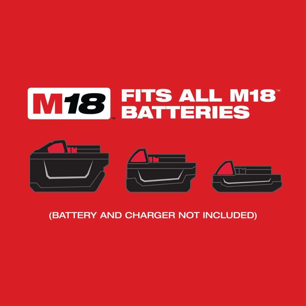 Milwaukee 2855P-20 M18 FUEL GEN-3 18V Lithium-Ion Brushless Cordless 1/2 in. Compact Impact Wrench with Pin Detent (Tool-Only) Milwaukee 2855P-20 M18 FUEL GEN-3 18V Lithium-Ion Brushless Cordless 1/2 in. Compact Impact Wrench with Pin Detent (Tool-Only) - Image 2