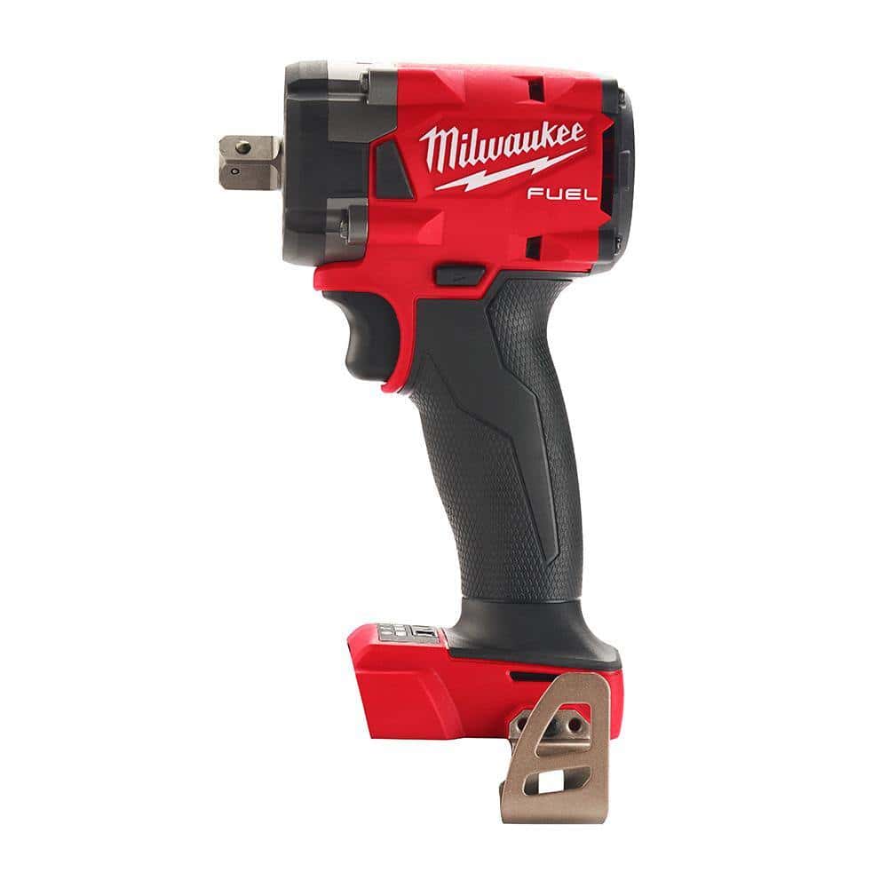 Milwaukee 2855P-20 M18 FUEL GEN-3 18V Lithium-Ion Brushless Cordless 1/2 in. Compact Impact Wrench with Pin Detent (Tool-Only) Milwaukee 2855P-20 M18 FUEL GEN-3 18V Lithium-Ion Brushless Cordless 1/2 in. Compact Impact Wrench with Pin Detent (Tool-Only)