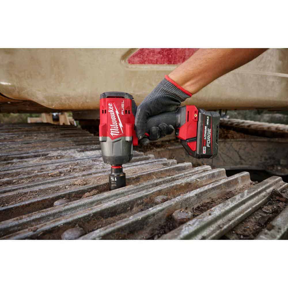 Milwaukee 2967-20 M18 FUEL 18V Lithium-Ion Brushless Cordless 1/2 in. Impact Wrench with Friction Ring (Tool-Only) Milwaukee 2967-20 M18 FUEL 18V Lithium-Ion Brushless Cordless 1/2 in. Impact Wrench with Friction Ring (Tool-Only) - Image 5