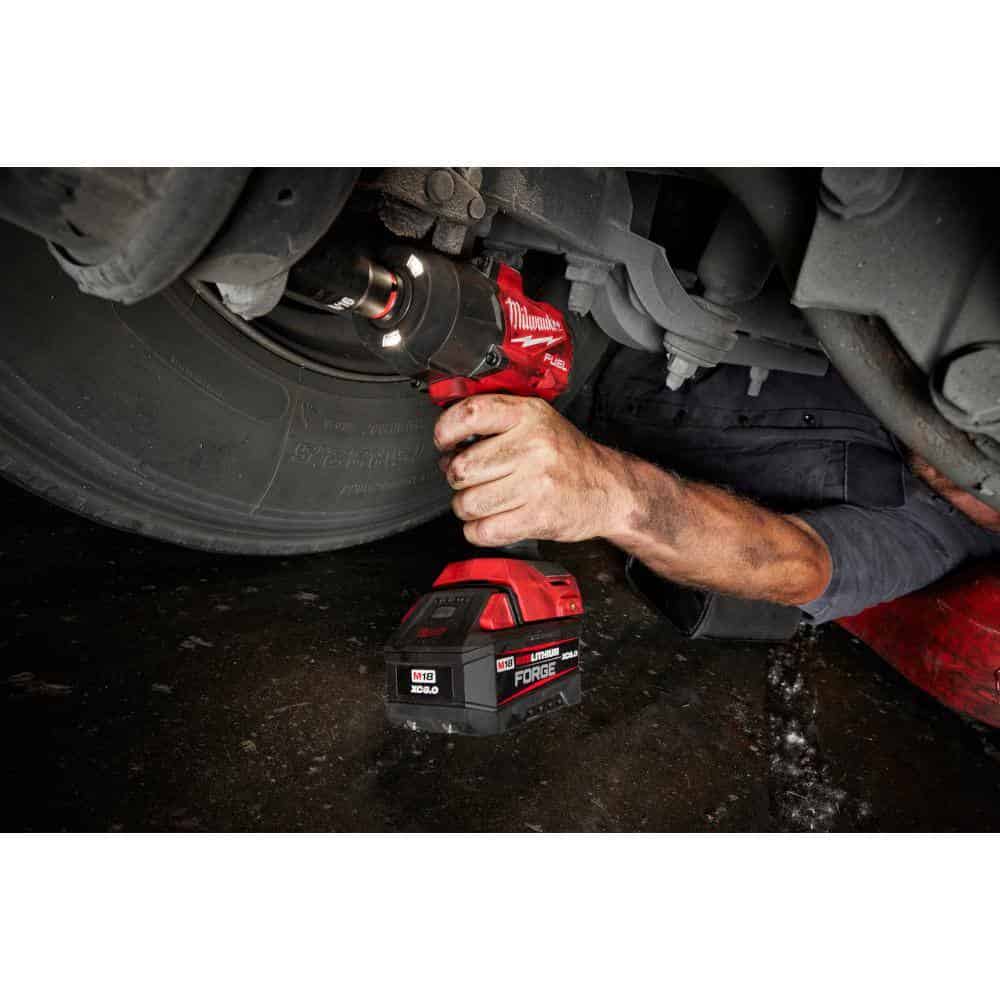 Milwaukee 2967-20 M18 FUEL 18V Lithium-Ion Brushless Cordless 1/2 in. Impact Wrench with Friction Ring (Tool-Only) Milwaukee 2967-20 M18 FUEL 18V Lithium-Ion Brushless Cordless 1/2 in. Impact Wrench with Friction Ring (Tool-Only) - Image 4