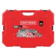 Craftsman 1/4, 3/8 and 1/2 in. drive Metric and SAE 6 Point Auto Mechanic's Tool Set 159 pc