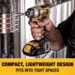 DeWalt DCK241C2 20V MAX Cordless Brushed 2 Tool Compact Drill and Impact Driver Kit
