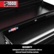Craftsman S1000 26 in. 5 drawer Steel Tool Chest 17.25 in. H X 12 in. D Craftsman S1000 26 in. 5 drawer Steel Tool Chest 17.25 in. H X 12 in. D