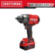 Craftsman V20 1/2 in. Cordless Brushless Impact Wrench w/Hog Ring Kit (Battery & Charger)