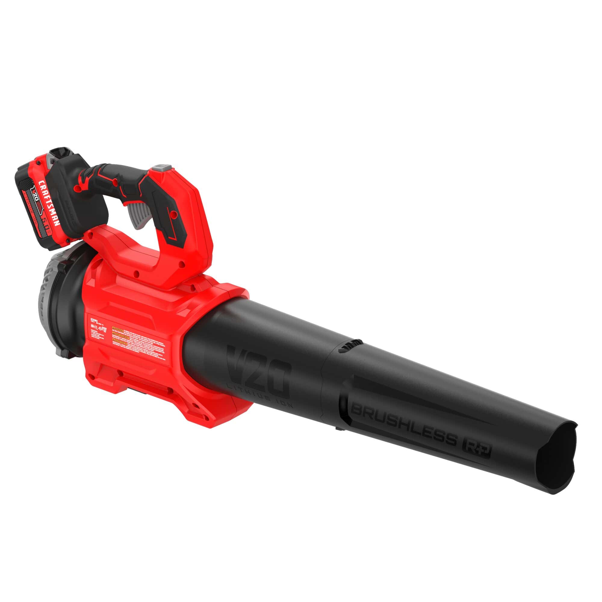 CRAFTSMAN CMCBL730P1 V20 Brushless RP 20-volt Max 410-CFM 110-MPH Battery Handheld Leaf Blower 5 Ah (Battery and Charger Included) CRAFTSMAN CMCBL730P1 V20 Brushless RP 20-volt Max 410-CFM 110-MPH Battery Handheld Leaf Blower 5 Ah (Battery and Charger Included) - Image 4