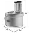KitchenAid KSM2FPA Food Processor Attachment, Dicing Kit, Silver