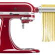 KitchenAid KSMPRA Stand Mixer Attachment Pasta Roller & Cutter, 3-Piece Set, Stainless Steel