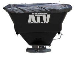 Buyers Products ATVS100 ATV Broadcast Spreader, All-Purpose Spreader for Salt, Seed & Fertilizer, 100 lb. Capacity W/ Rain Cover