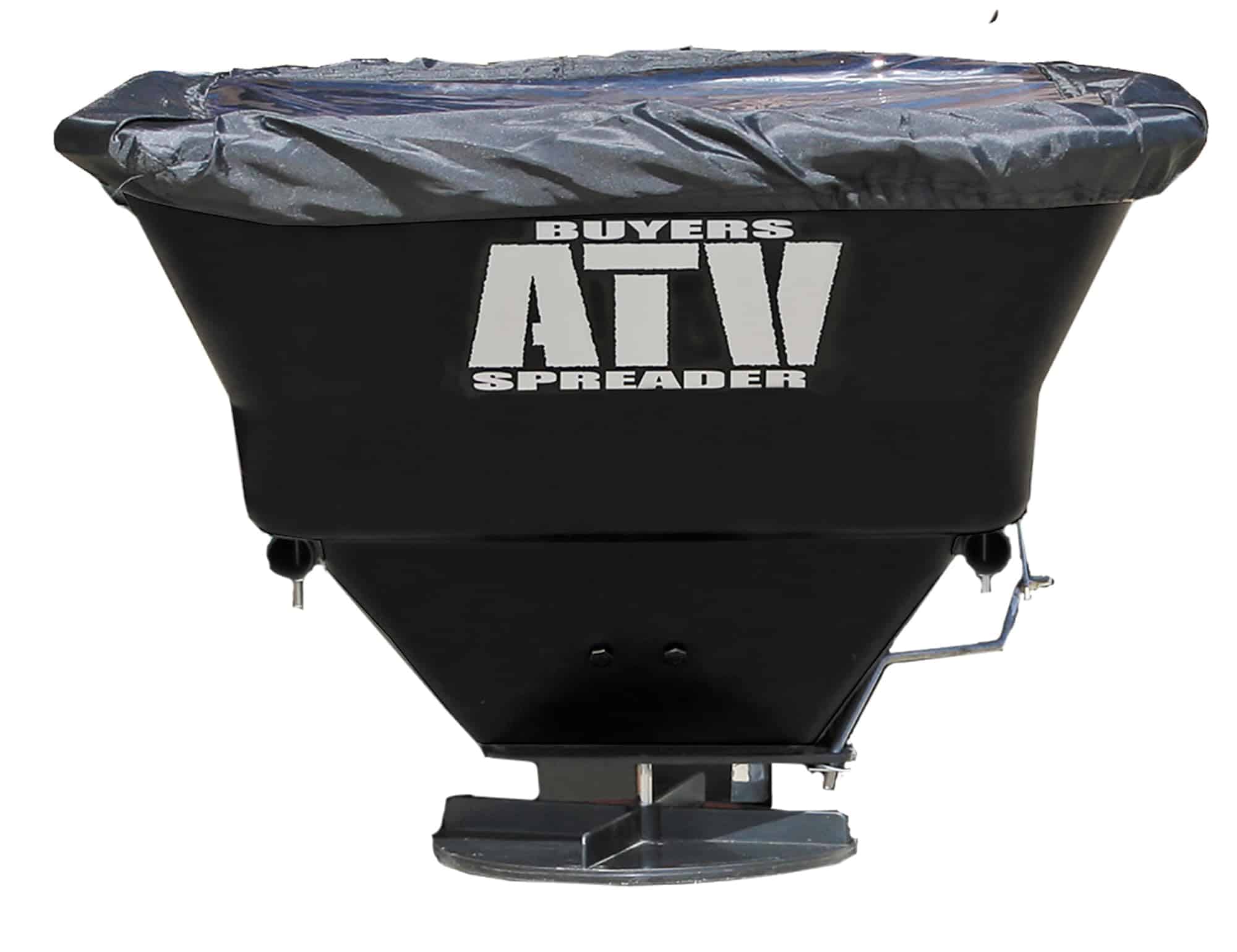Buyers Products ATVS100 ATV Broadcast Spreader, All-Purpose Spreader for Salt, Seed & Fertilizer, 100 lb. Capacity W/ Rain Cover Buyers Products ATVS100 ATV Broadcast Spreader, All-Purpose Spreader for Salt, Seed & Fertilizer, 100 lb. Capacity W/ Rain Cover