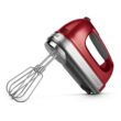 KitchenAid 9-Speed Digital Hand Mixer with Turbo Beater II Accessories and Pro Whisk - Candy Apple Red