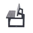 LIFETIME 60253 Outdoor Convertible Bench, 55 Inch, Harbor Gray
