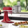 KitchenAid KSM2FPA Food Processor Attachment, Dicing Kit, Silver