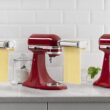 KitchenAid KSMPRA Stand Mixer Attachment Pasta Roller & Cutter, 3-Piece Set, Stainless Steel
