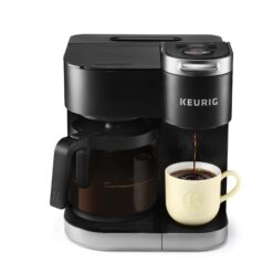 Keurig K-Duo Single Serve K-Cup Pod & Carafe Coffee Maker, Black,1470 watts