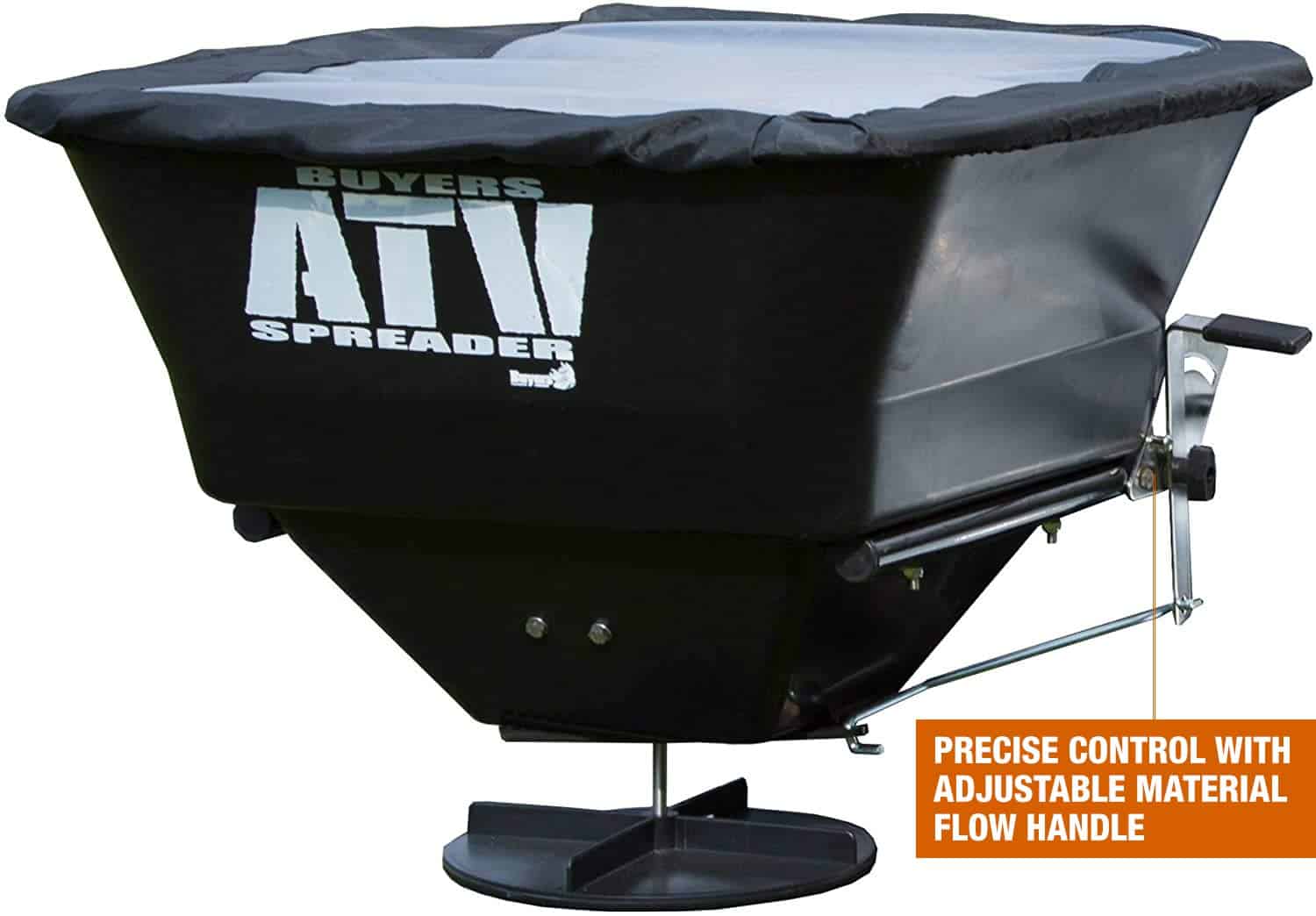 Buyers Products ATVS100 ATV Broadcast Spreader, All-Purpose Spreader for Salt, Seed & Fertilizer, 100 lb. Capacity W/ Rain Cover Buyers Products ATVS100 ATV Broadcast Spreader, All-Purpose Spreader for Salt, Seed & Fertilizer, 100 lb. Capacity W/ Rain Cover - Image 7