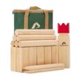 ApudArmis Kubb Yard Game Set, Viking Chess Outdoor Clash Toss Yard Game with Carrying Case