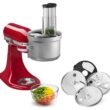 KitchenAid KSM2FPA Food Processor Attachment, Dicing Kit, Silver