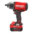 Craftsman V20 1/2 in. Cordless Brushless Impact Wrench w/Hog Ring Kit (Battery & Charger)