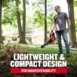 CRAFTSMAN CMCBL730P1 V20 Brushless RP 20-volt Max 410-CFM 110-MPH Battery Handheld Leaf Blower 5 Ah (Battery and Charger Included) CRAFTSMAN CMCBL730P1 V20 Brushless RP 20-volt Max 410-CFM 110-MPH Battery Handheld Leaf Blower 5 Ah (Battery and Charger Included)