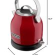 KitchenAid KEK1222ER 1.25-Liter Electric Kettle - Empire Red, Small