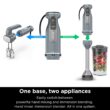 Ninja CI105BRN Foodi Power Mixer System, 750-Peak-Watt Immersion Blender and Hand Mixer, Sea Salt Gray