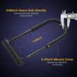 VVA Bike U Lock, Heavy Duty Combination Bicycle u Lock Shackle 4ft Length Security Cable