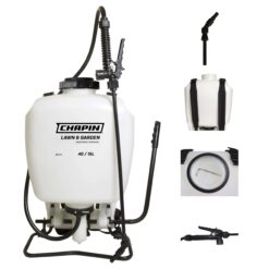 Chapin 60114 Made in USA 4-Gallon Backpack Sprayer with 3-Stage Filtration System Pump Pressured Sprayer