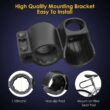 VVA Bike U Lock, Heavy Duty Combination Bicycle u Lock Shackle 4ft Length Security Cable