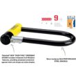 Kryptonite Heavy Duty Key Lock, Black/Yellow, 4in x 8in, Anti-Theft Protection Included