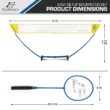 EastPoint Sports Easy Setup Badminton Set